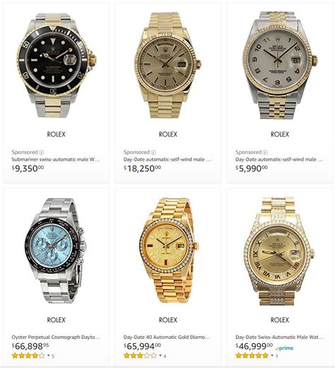 is it safe to buy a rolex on amazon